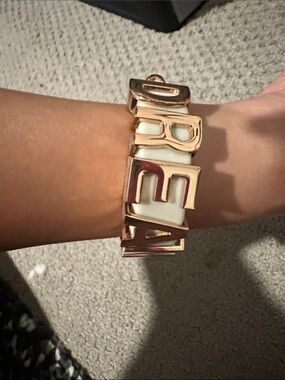 Ross Gold  Letter Link Bracelet DREAM- Women’s Fashion Jewelry